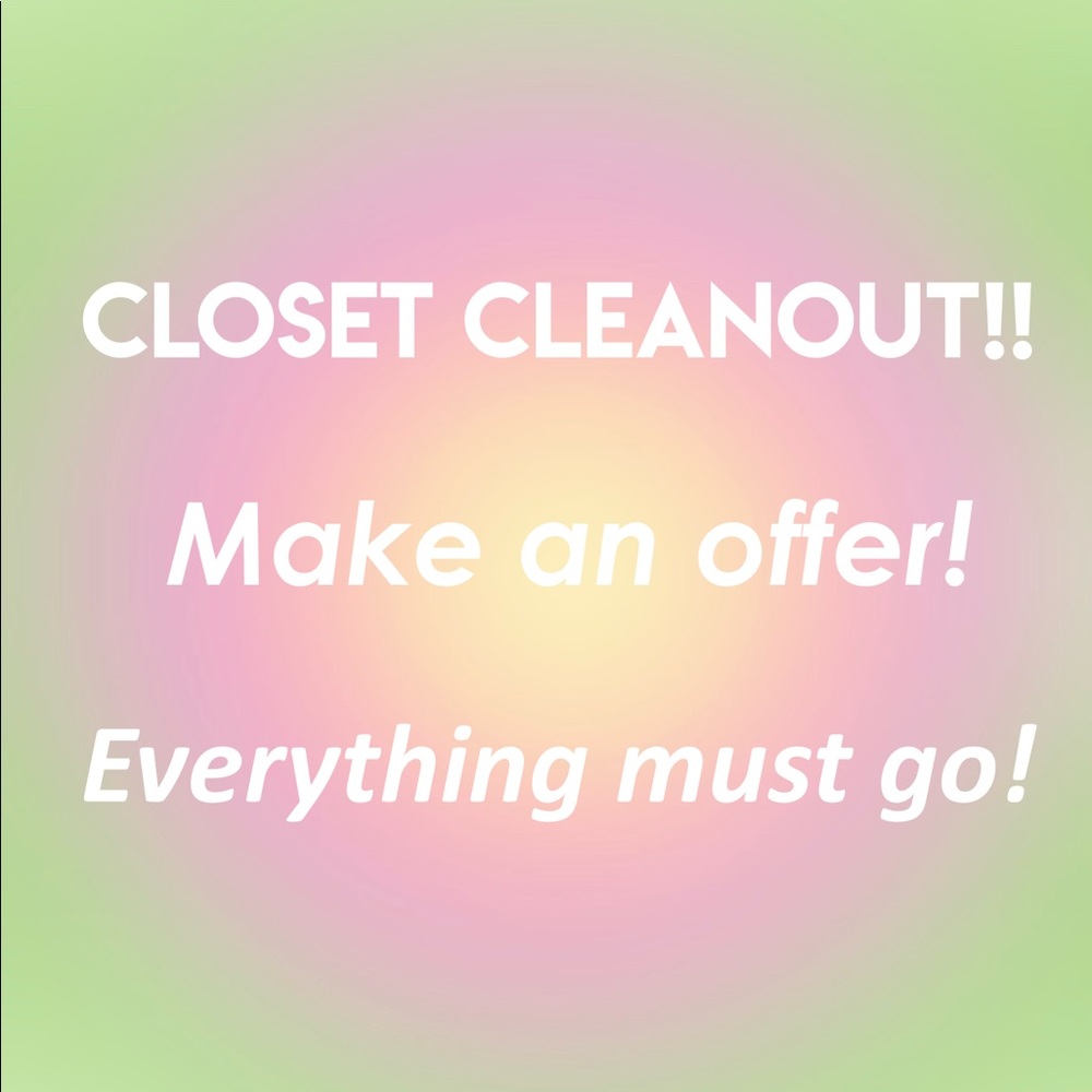 CLOSET CLEANOUT